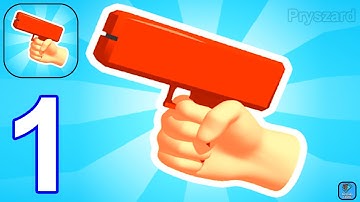 Moneygun Run! - Gameplay Walkthrough Part 1 Levels 1-8 Landscape Game iOS,Android Gameplay