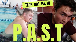 I did the Air Force Special Warfare PAST Test  | without practice |