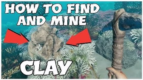 STRANDED DEEP-PS4-How to find and mine CLAY