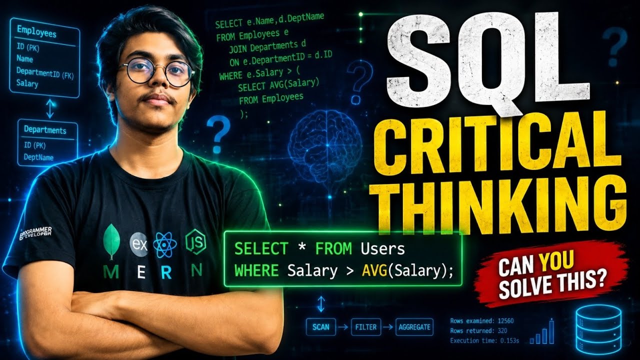 Can You Solve This SQL Question? 🔥 - YouTube