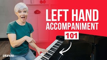 Left Hand Accompaniment 101 (Beginner Piano Lesson)