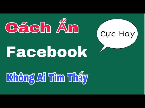 Cách ẩn facebook không cho ai tìm thấy cực hay | Foci