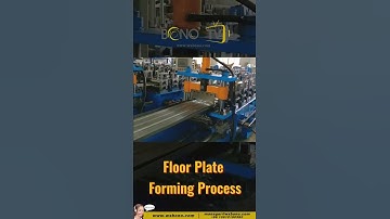 Floor Plate Forming Working Process #shorts