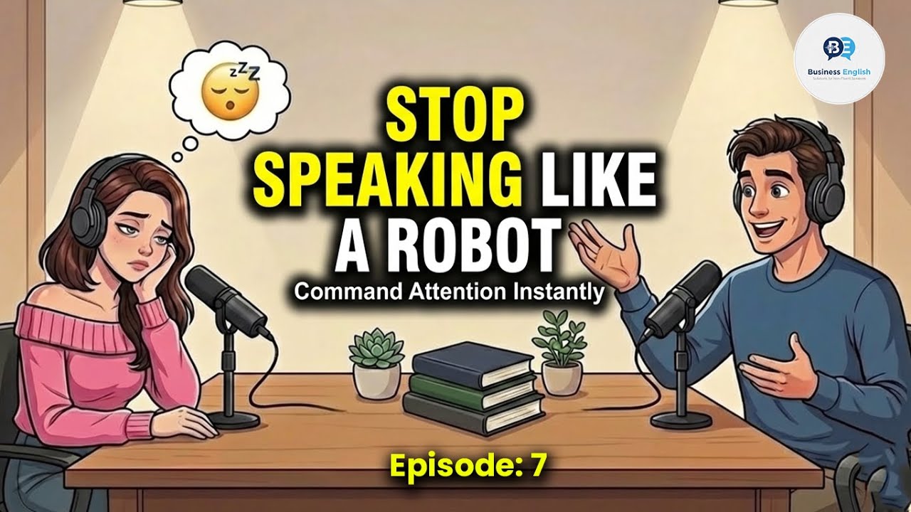 Stop Boring People | How to Present with "Executive Presence"  | English podcast