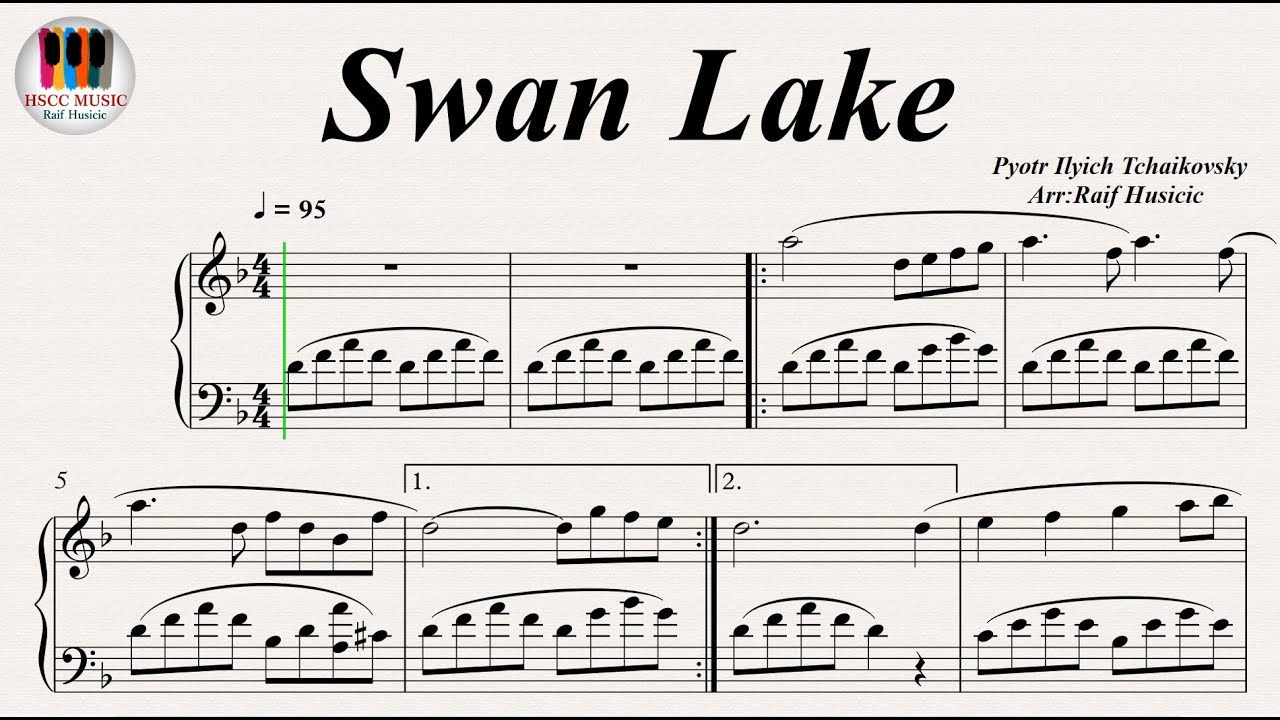 swan lake pyotr ilyich tchaikovsky piano youtube tchaikovsky swan lake sheet music