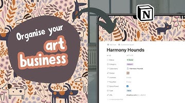 How I Made My Art Business 10x More Efficient With Notion!