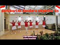 🇮🇩Berkibarlah Bendera Negeriku '25 Line Dance (Demo: Lina Tanzil &amp; Friends Villa Melati Mas)  140825