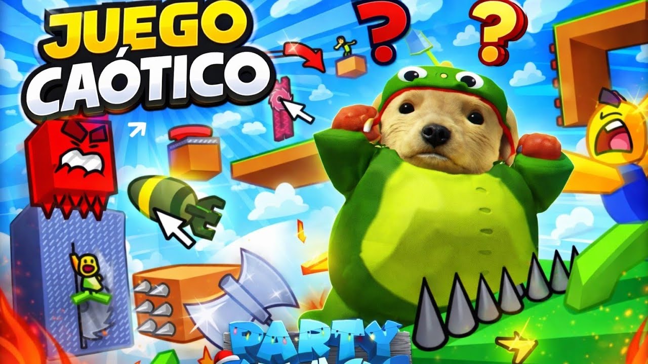 Este juego es como Ultimate Chicken Horse pero en ROBLOX