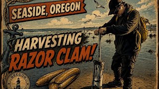 Harvesting Razor Clams Seaside Oregon Coast with Jimi