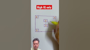 connect same number without crossing another line #viralvideo #funny #lifeisbutadream #shortvideo