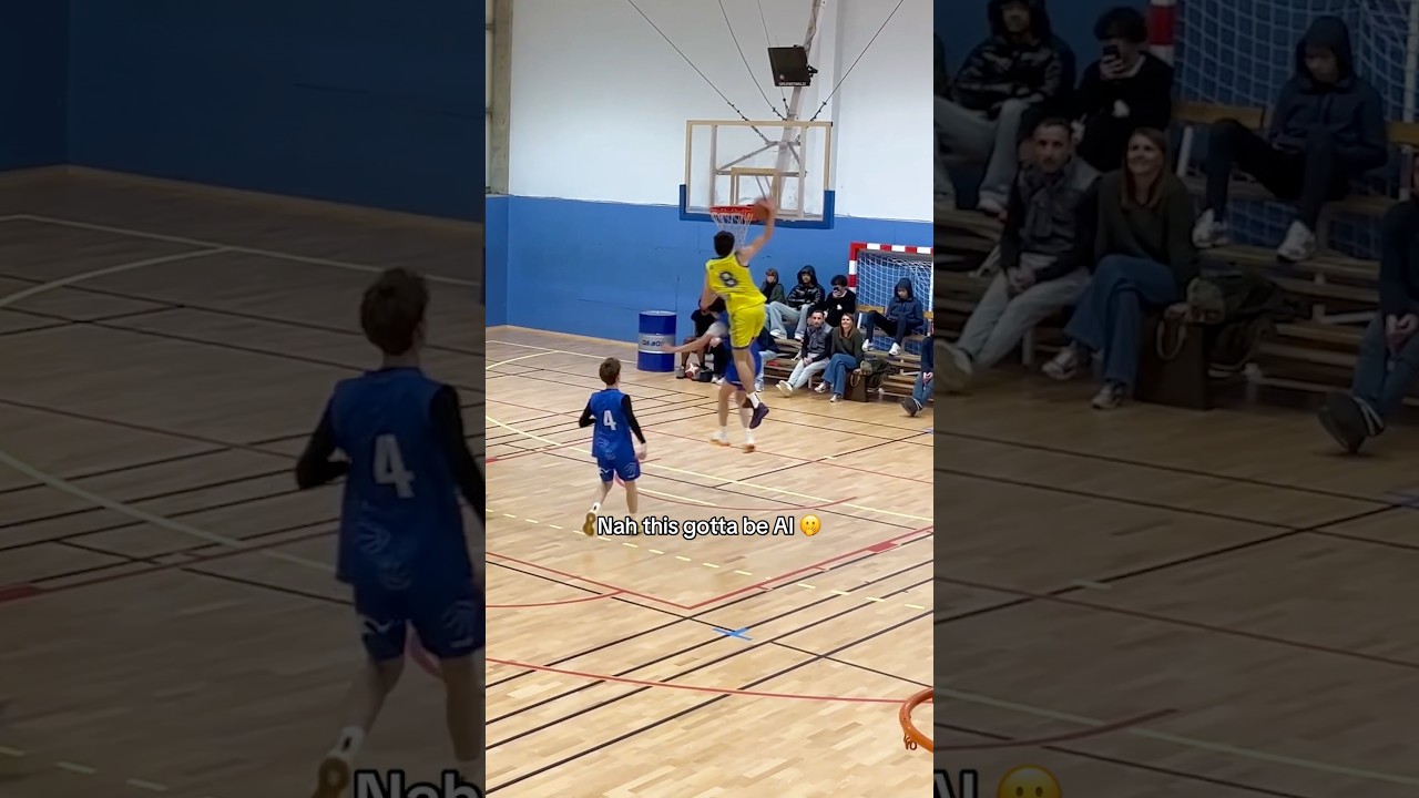 I didn’t see that coming 🤯 @lohan_belpaume #basketball #europe #dunk #nba #shorts #highlights