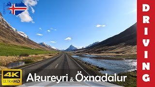 Driving in Iceland 10: From Akureyri to Oxnadalur and Nordurardalur valleys | 4K 60fps