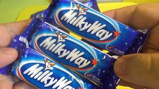 Opening Milkyway Chocolate Bar