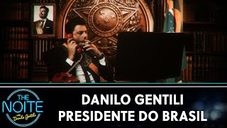 Danilo Gentili vira Presidente do Brasil em videoclipe da banda Noturnall | The Noite (20/05/24)