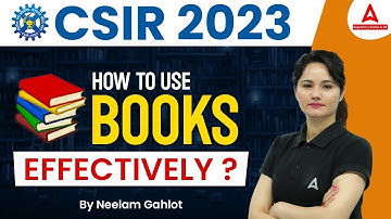 How to Use Books Effectively for CSIR ASO SO 2023 | CSIR ASO SO Preparation | By Neelam Gahlot