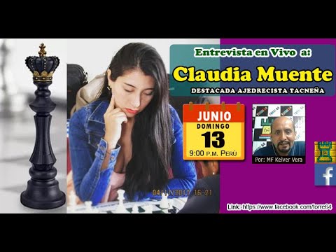 Entrevista en vivo a Claudia Muente