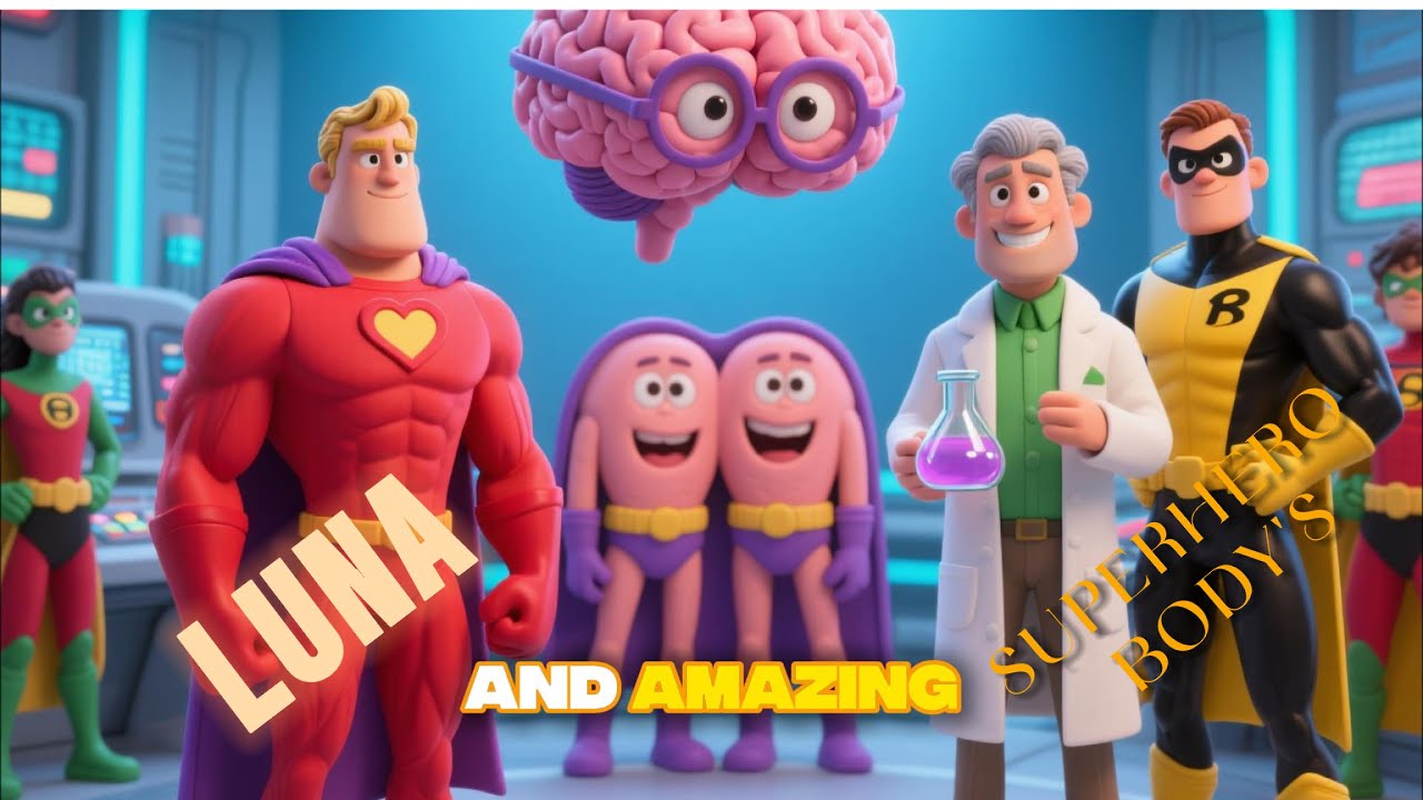 Superhero Body Parts! | Fun Human Body Learning Adventure for Kids