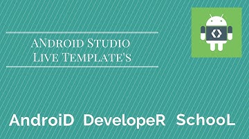 Android Studio Tutorial : Live Template