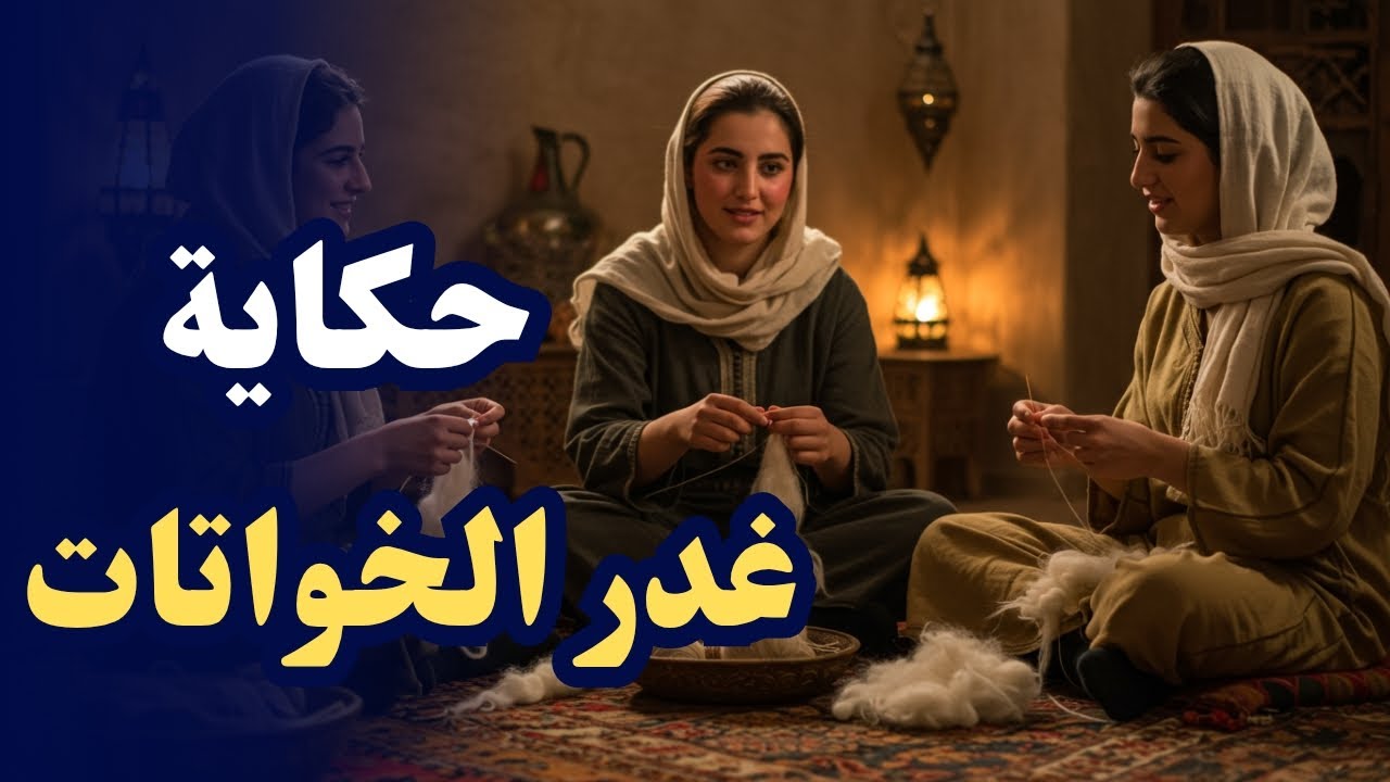 حكاية غدر الخواتات👭 قصة مشوقة مليئة بالمفاجآت 🔥من التراث الشعبي القديم ✨ حكايات شعبية قبل النوم 🕯️😴