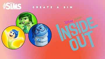 Making INSIDE OUT Emotions as sims | Sims 4 Create a Sim