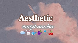 Aesthetic emoji combos | Aesthetic emoji combination | Cute emoji combos screenshot 5