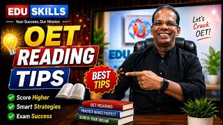 EEdu Skills OET Reading Tips & Tricks:  Real Exam Strategies: Dr Saleen Joseph: Real exam strategies