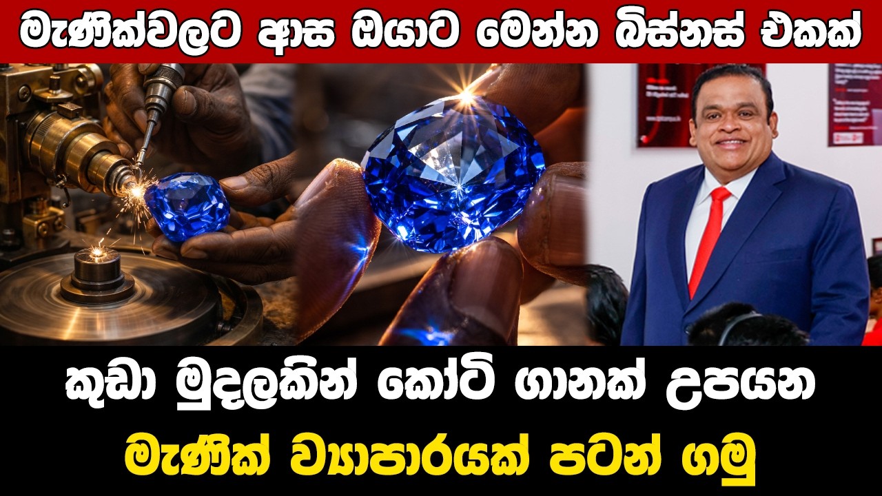 මැණික් බිස්නස් එකට එන්න කැමැත්තෙන් ඉන්න ඔයාට
