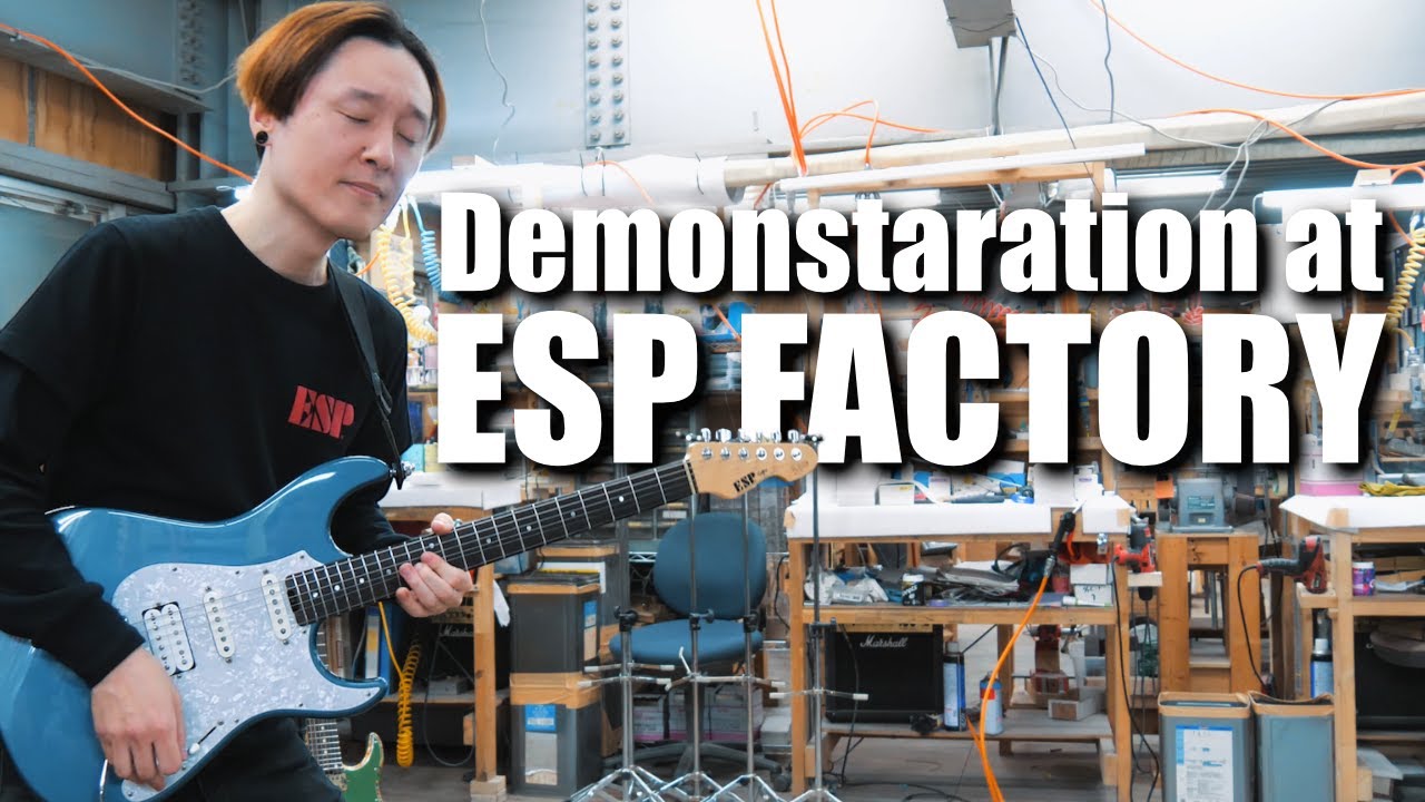 Demonstration at ESP FACTORY w/ESP SNAPPER GORIKU CUSTOM "Fairy-I"