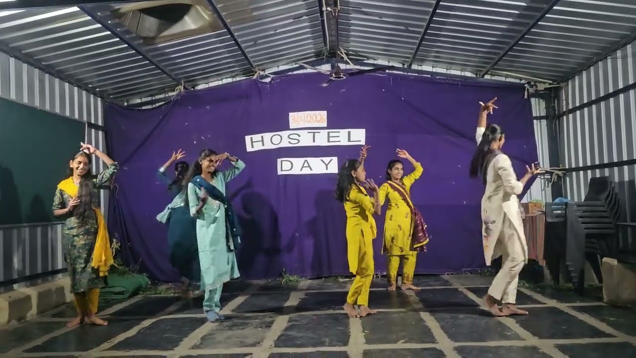 “ 9th Hostel girls performed an energetic Instagram reels dance with wonderful josh performance 