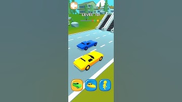 Shape Transform & Shifting All level Android iOS game 🎯🎮 #runner #car #cargame #game #shape #car
