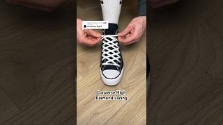 How to Lace Converse High Tops (Diamond Lacing Method) 🤩 Resimi
