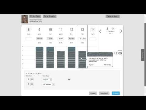 Time Sheet in SuccessFactors Employee Central