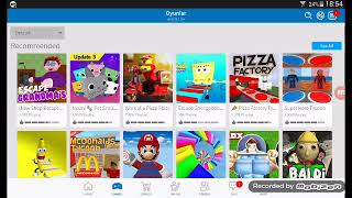 Roblox oynuyorum (komik)