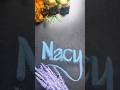 Sand Name Art | Nacy