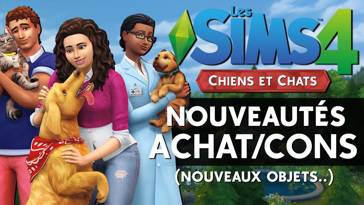 LES SIMS 4 CHIENS ET CHATS | Découverte du mode Achat/Construction🐶🐱 [Test]