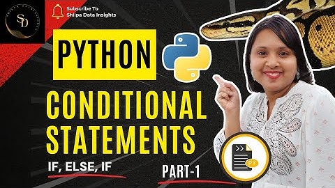 Python Conditional Statements (Part 1) | If, Else, Elif Explained | Python Tutorial for Beginners