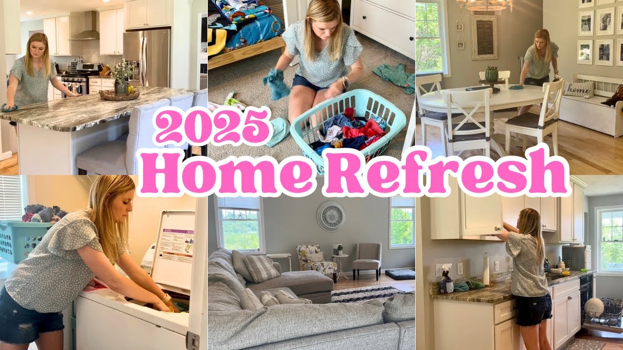 2025 Whole House Clean With Me. Home Refresh. Cleaning Motivation ...