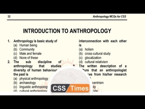 Video: Kas vislabāk definē antropoloģijas viktorīnu?