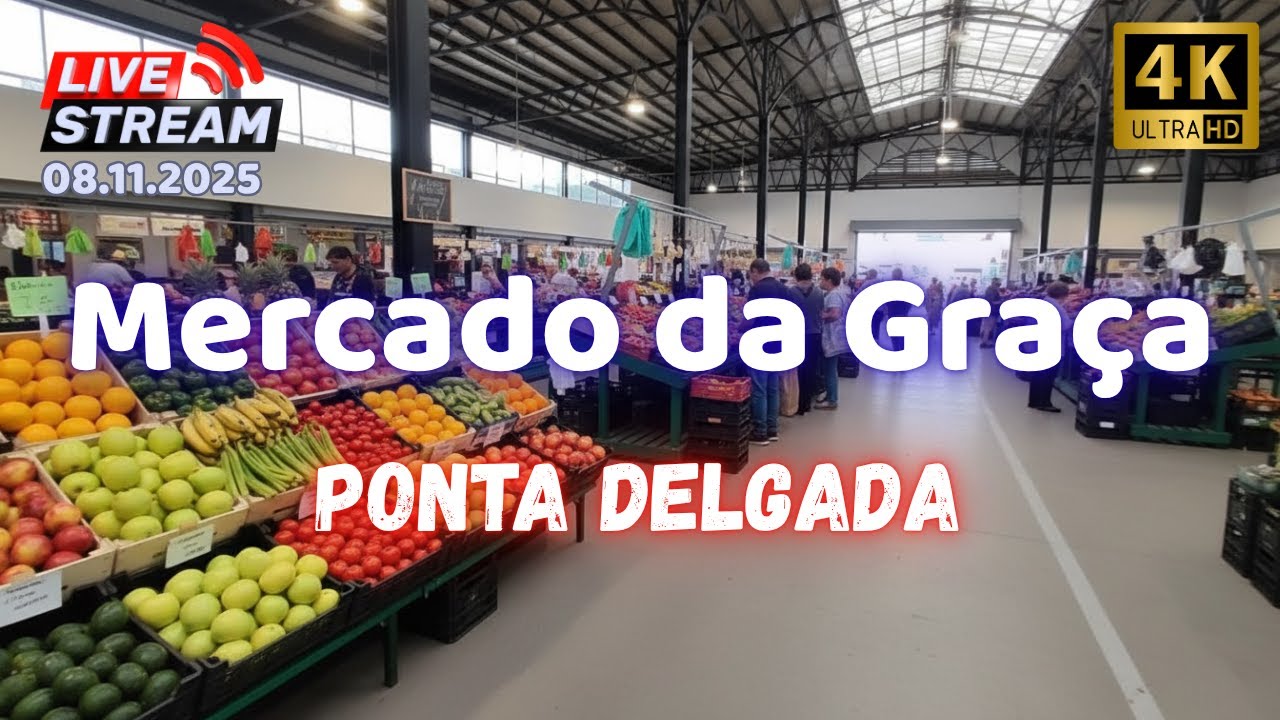 🎥 Mercado da Graça (Ponta Delgada) - 08.11.2025 - 