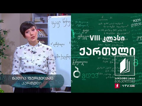 ქართული, VIII კლასი - აკაკი წერეთლის ,,ბაში-აჩუკი“ #ტელესკოლა