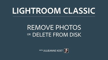 Removing and  Deleting Photographs in Lightroom Classic