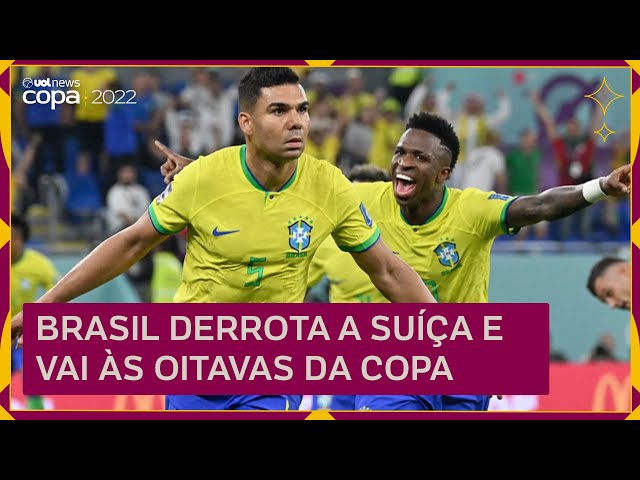 Brasil passou para as oitavas de final após derrota?