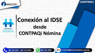 Conexión en línea con IDSE desde CONTPAQi Nómina