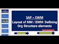Sap ewm  layout of mm  ewm  defining org structure elements