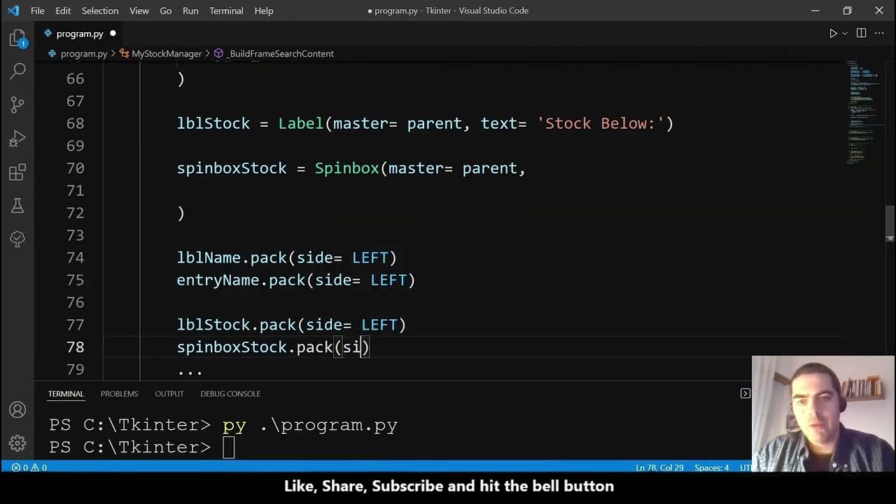 🔥 Python TkInter My Products Stock Manager [Preview #1] 🔥#AllTech ...