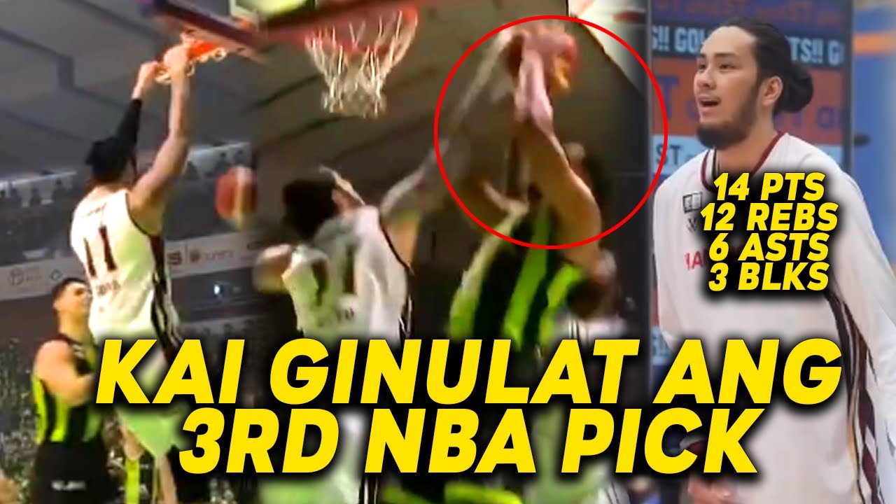 KAI SOTTO GINULAT ANG FORMER NBA 3RD PICK! 14 POINTS, 12 REBS AND 6 ASSISTS, 3 BLOCKS VS LEVANGA!