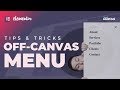 Off-canvas Menu in Elementor PRO