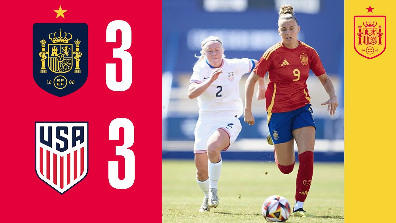 RESUMEN | SUB-19 | Amistoso | España 3-3 Estados Unidos | 🔴 SEFUTBOL