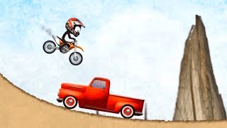 Stickman Downhill Motocross - Gameplay Android & iOS games screenshot 1