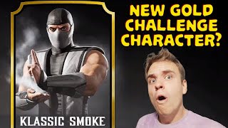 MK Mobile Update 2.7 News. Will Gold Klassic Smoke be a Challenge Character?